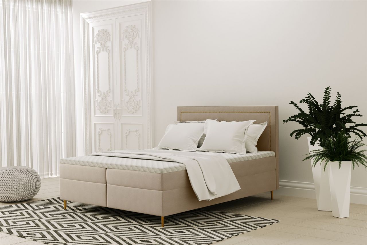 Boxspringbett Schlafzimmerbett LUCIEN 120x200cm in div. Farbvarianten
