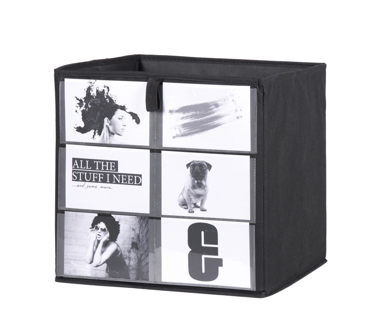 Fun-Möbel Faltbox Box Fotobox- Delta Foto - Größe: 32 x 32 cm / 3er Set