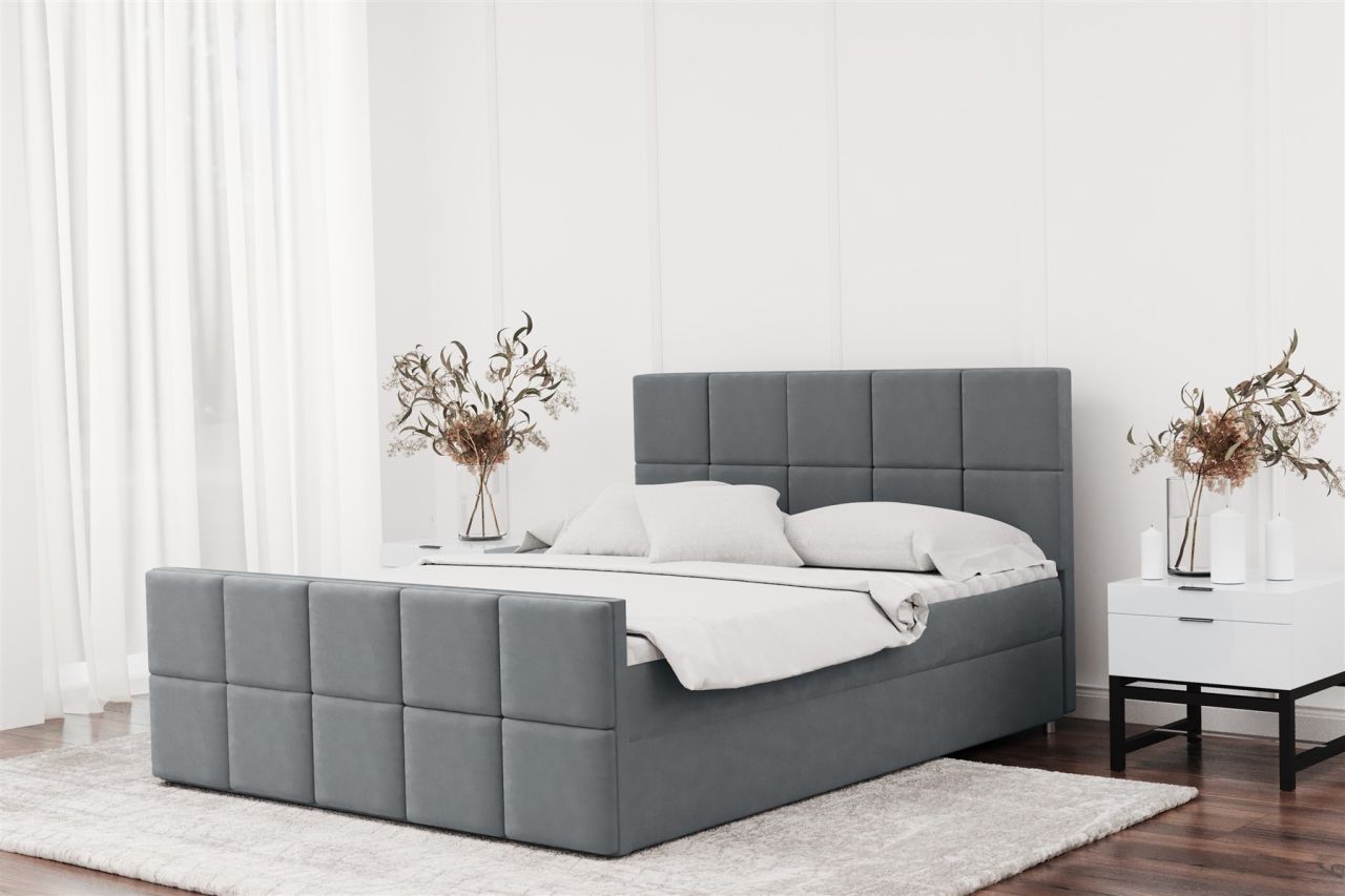 Boxspringbett Schlafzimmerbett JOST 120x200cm in div. Farbvarianten