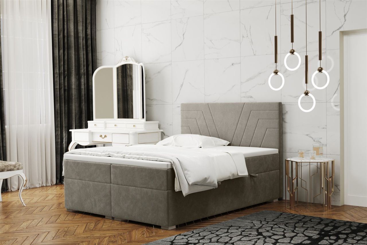 Boxspringbett Schlafzimmerbett RAMON 120x200cm in div. Farbvarianten