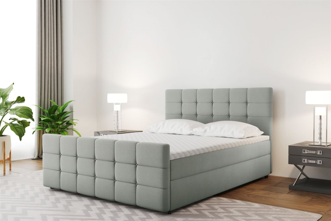 Boxspringbett Schlafzimmerbett SENON 120x200cm in div. Farbvarianten