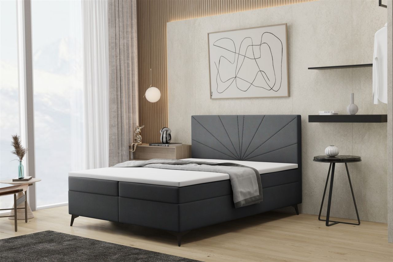 Boxspringbett Schlafzimmerbett PONCE 120x200cm in div. Farbvarianten