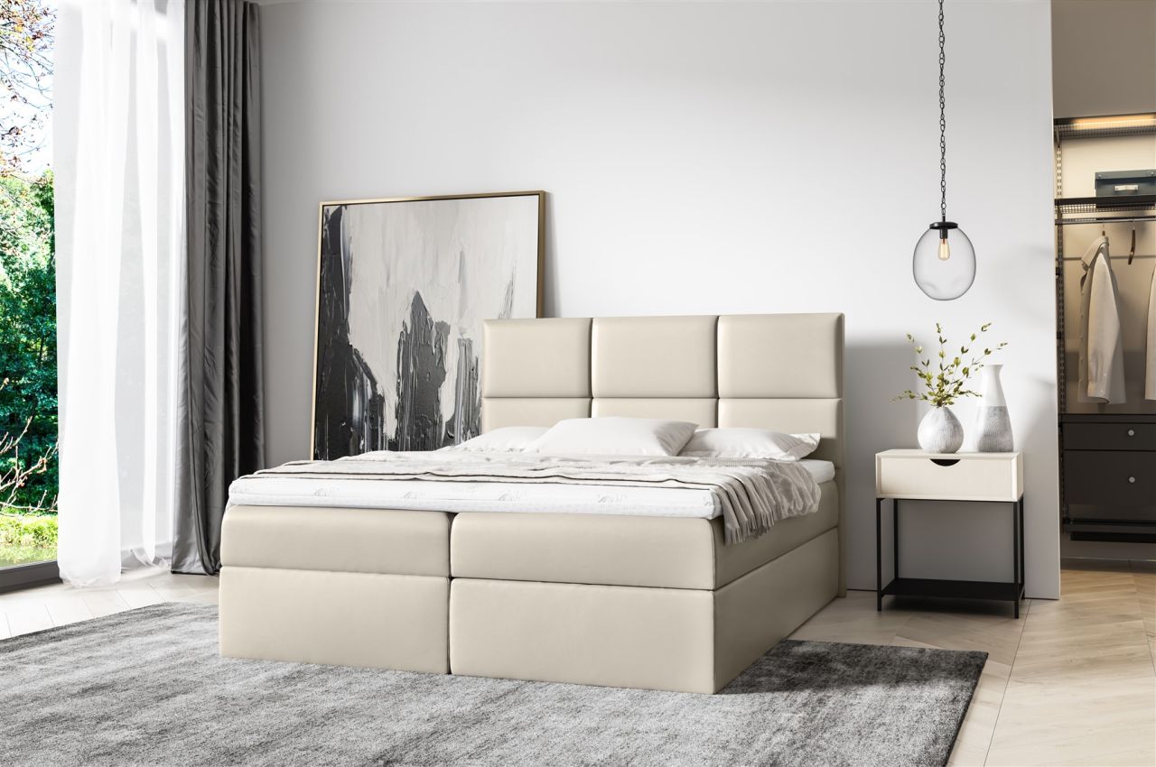 Boxspringbett Schlafzimmerbett OLIVIA 120x200cm in div. Farbvarianten
