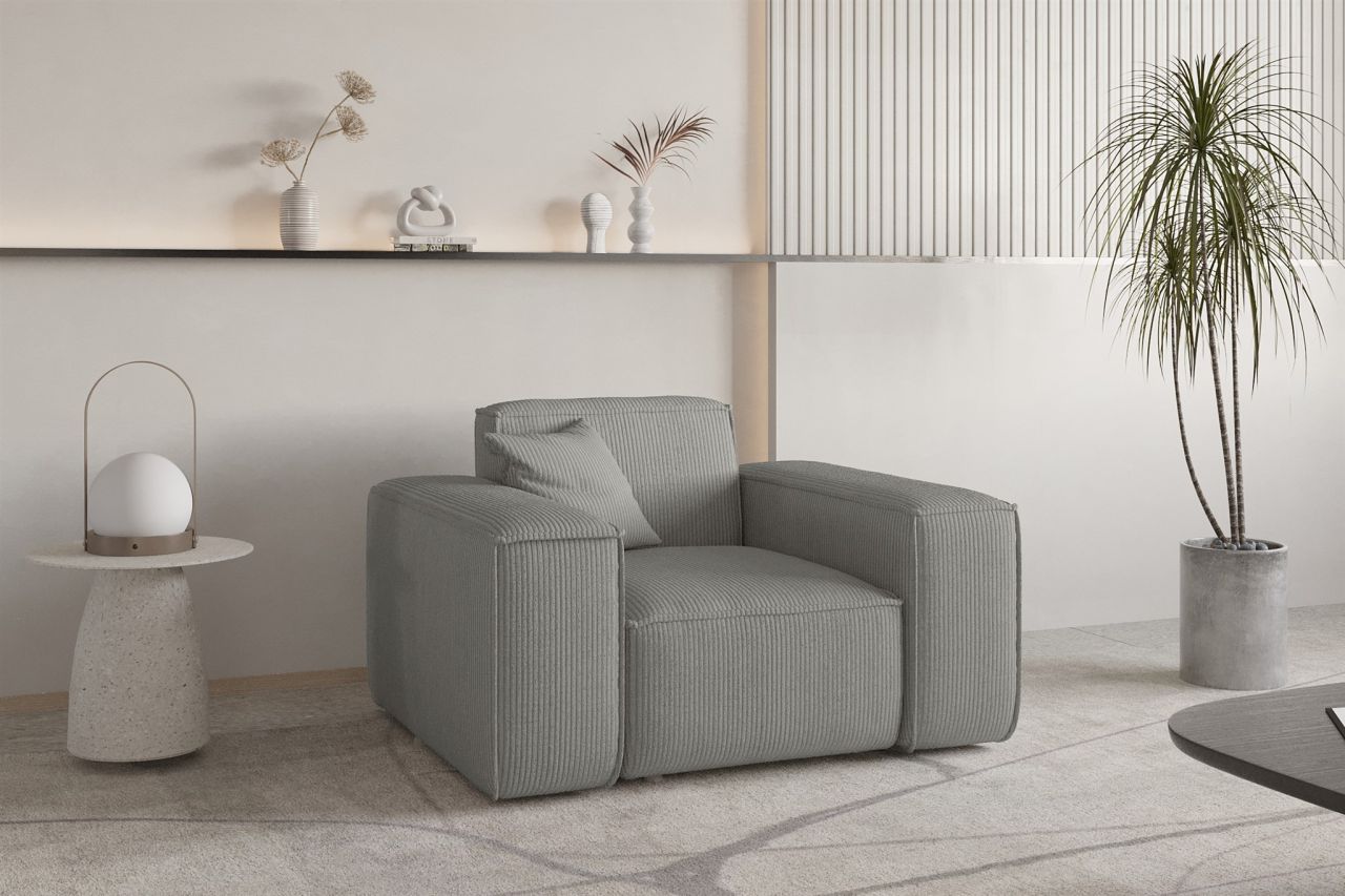 Sessel ersessel CELES PREMIUM in Stoff Scala Grau