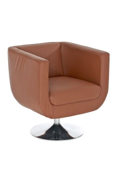 Sessel Coctailsessel Lounger - Colo - in trend Design in Cognac