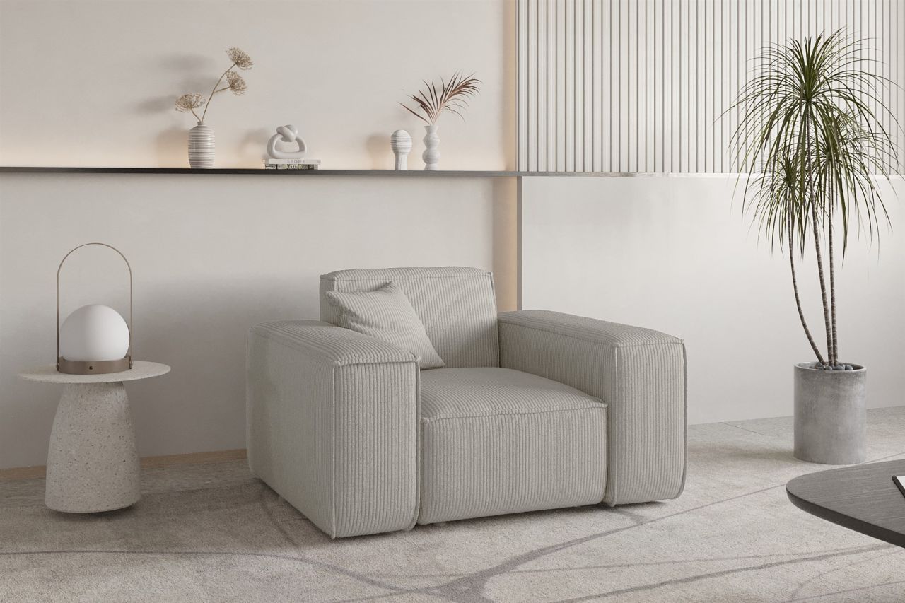 Sessel ersessel CELES PREMIUM in Stoff Scala Sandgrau
