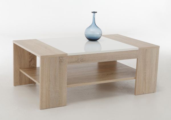 Couchtisch Wohnzimmertisch Beistelltisch "Vera" 111x67 cm Sonoma Eiche