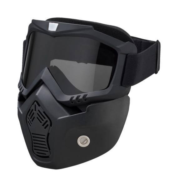 Brille + Maske für Jethelm