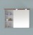 9030-SPS 03-R Spiegelschrank mit offenem Regal links