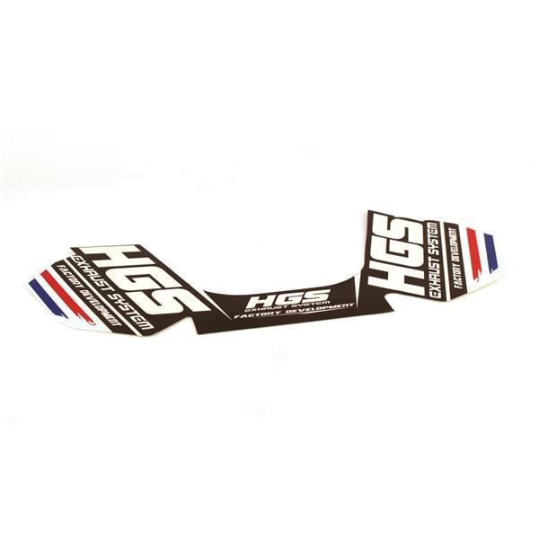 HGS AUSPUFF AUFKLEBER 4T