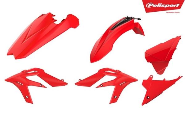 Polisport Plastik Kit Beta rot / 4tlg.