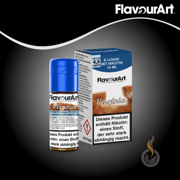 FlavourArt Nikotin Liquid Virginia - 10 ml