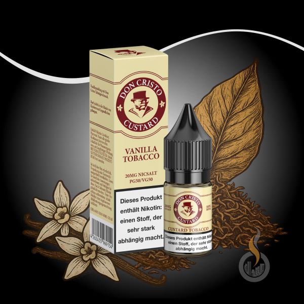 DON CRISTO Vanille Tobacco Nikotinsalz Liquid - 10 ml