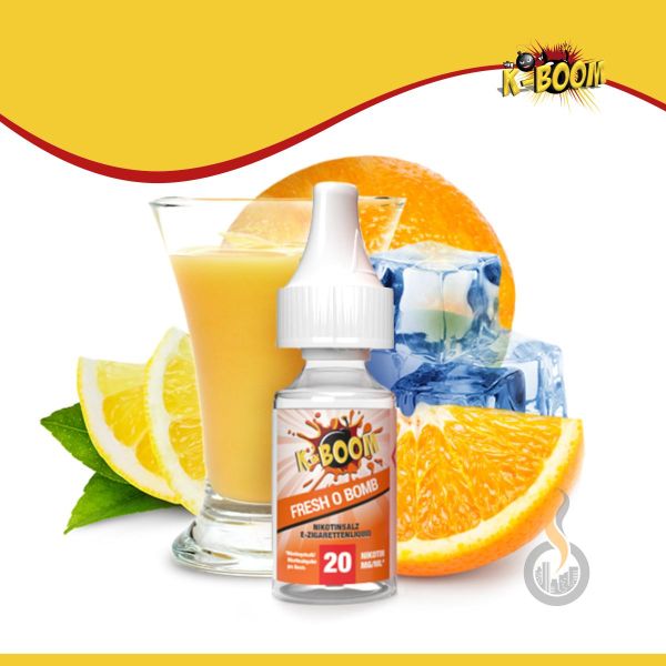 K-BOOM Fresh O Bomb Nikotinsalz Liquid - 10 ml