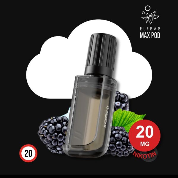 ELF BAR MAX Blackberry Ice Nachfüllbehälter Pod - 10 ml