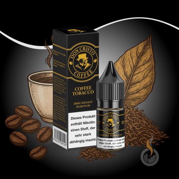 DON CRISTO Coffee Tobacco Nikotinsalz Liquid - 10 ml