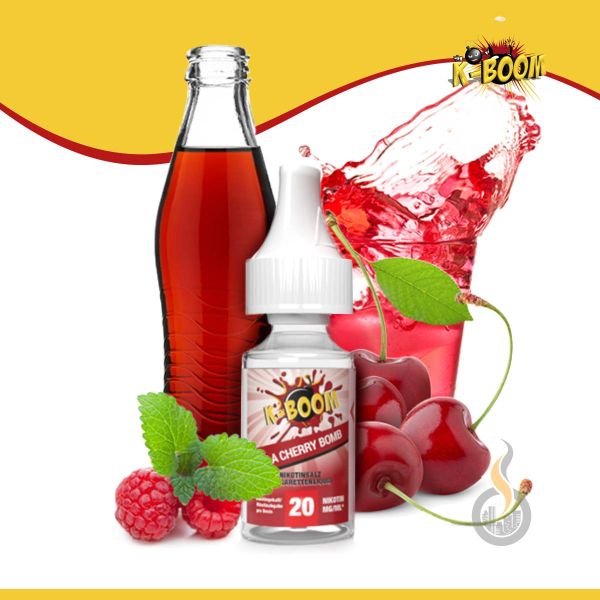 K-BOOM Cherry Cola Bomb Nikotinsalz Liquid - 10 ml
