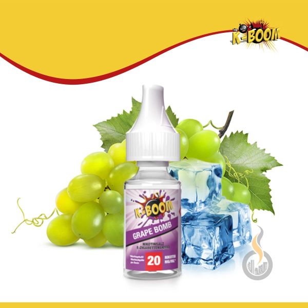 K-BOOM Grape Bomb Nikotinsalz Liquid - 10 ml