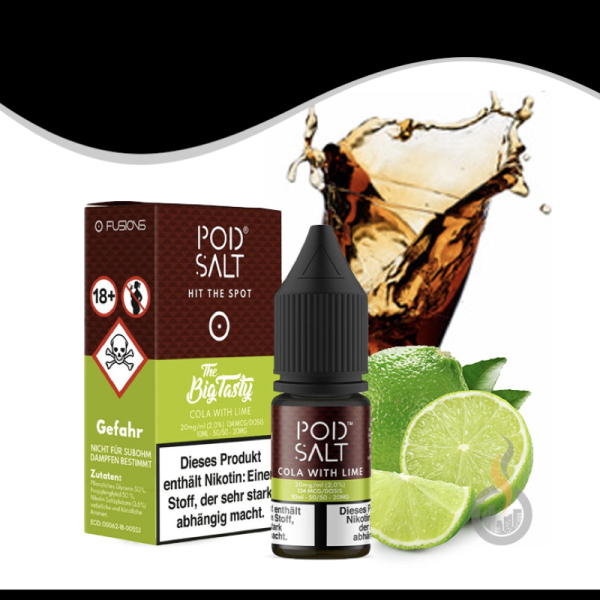 POD SALT Cola with Lime Nikotinsalz Liquid - 10 ml