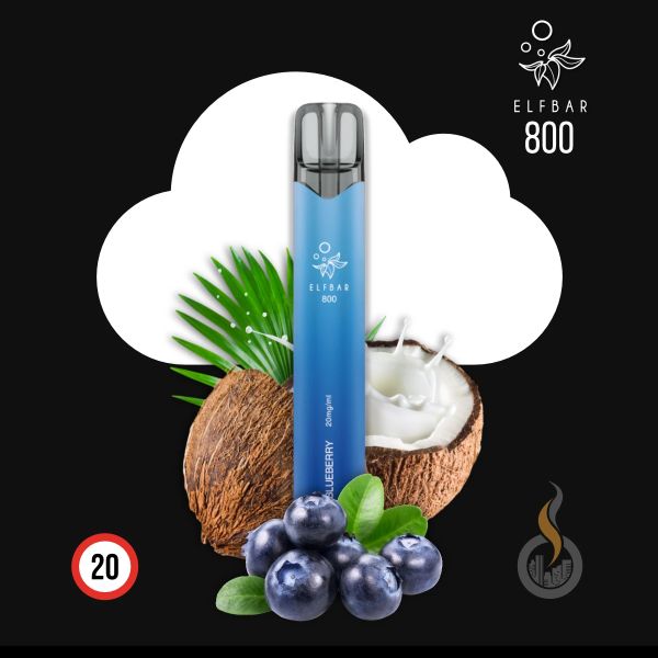 ELF BAR 800 Coconut Blueberry