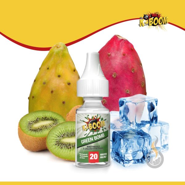 K-BOOM Green Bomb Nikotinsalz Liquid - 10 ml
