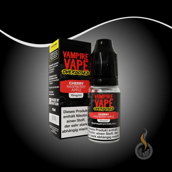 VAMPIRE VAPE Overdosed Cherry Raspberry Apple Nikotinsalz Liquid - 10 ml