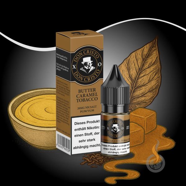 DON CRISTO XO Butter Caramel Tobacco Nikotinsalz Liquid - 10 ml