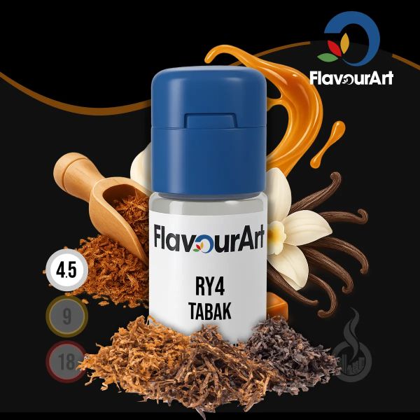 FlavourArt Nikotin Liquid RY4 - 10 ml