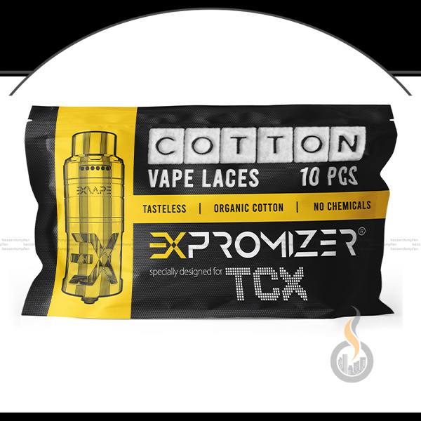 eXvape eXpromizer TCX Cotton Vape Laces Wickelwatte