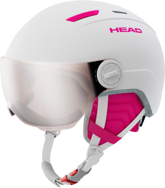 HEAD Kinder Helm MAJA Visor white