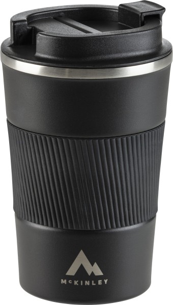 McKINLEY Trinkbehälter Becher Thermo 0,35L Sil.-Band