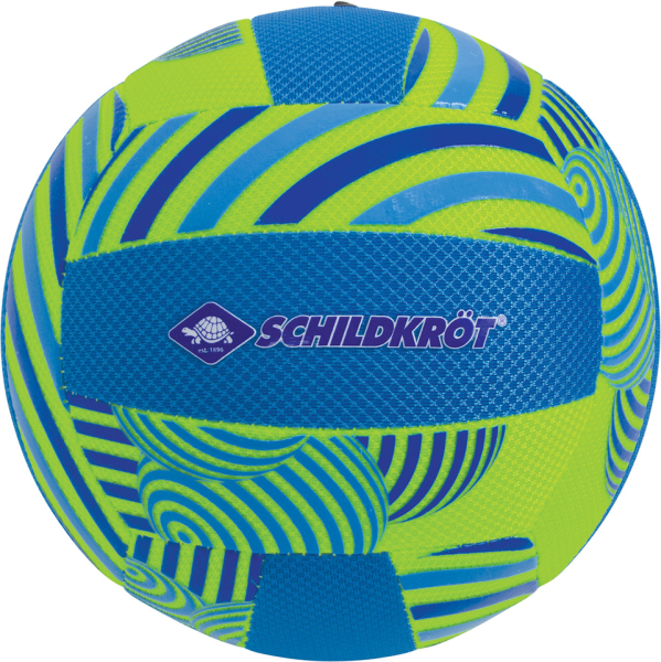 SCHILDKRÖT Ball Schildkröt Beachvolleyball Premium, textile Oberfläche mit griffigen Silikon-Print,