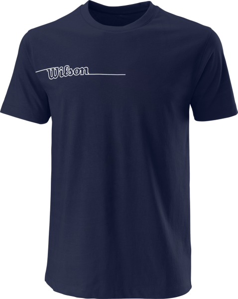 WILSON Herren Shirt TEAM II TECH TEE Team Navy