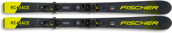 FISCHER Kinder Racing Ski RC4 RACE JR (70-120) SLR + FJ4 AC SLR