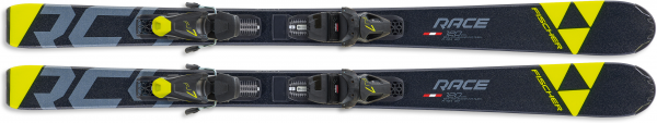 FISCHER Kinder Racing Ski RC4 RACE JR SLR + FJ7 AC SLR