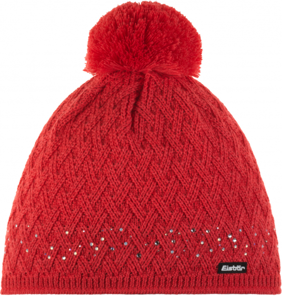 EISBÄR Damen Mütze Lore Pompon Crystal MÜ