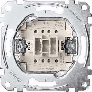 Schneider Electric Taster-Einsatz, Schließer 1-polig, 10 A, AC 250 V, Steckklemmen