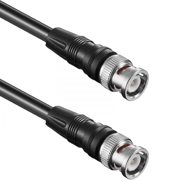 1m BNC Kabel 50Ohm RG58 geschirmt Koaxial Kabel 2x BNC Stecker HD Video Kabel