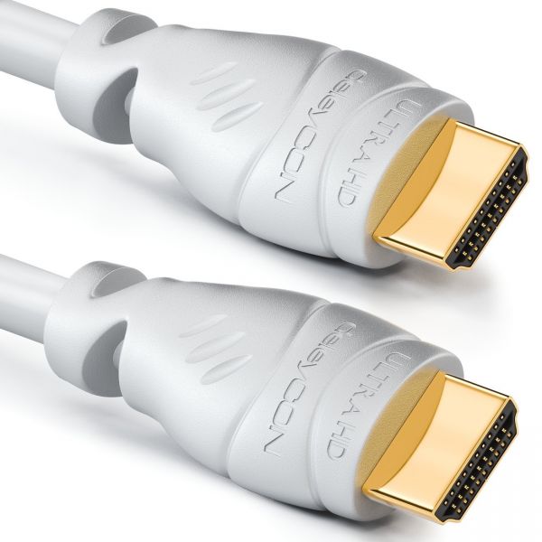 HDMI 1,5m Kabel micro HDMI Ultra HD 4K 2.0b HighSpeed Ethernet Weiß 