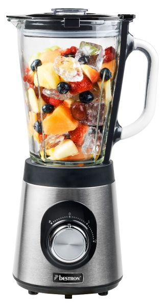 Bestron Standmixer mit Mixbecher aus Glas