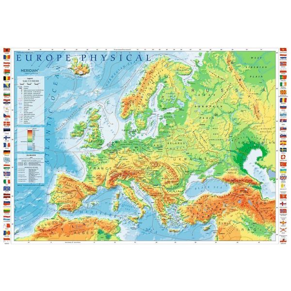 Physische Europakarte (Puzzle) - Trefl