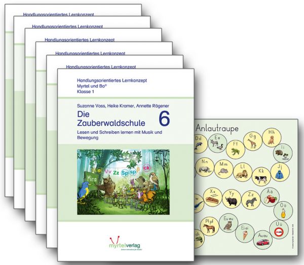 Sparpaket: Die Zauberwaldschule, 6 Bde.: Lesen und Schreiben lernen mit Musik und Bewegung