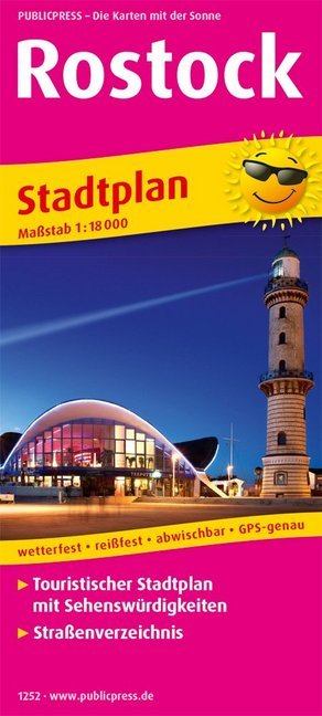 PublicPress Stadtplan Rostock: Touristischer Stadtplan mit ...