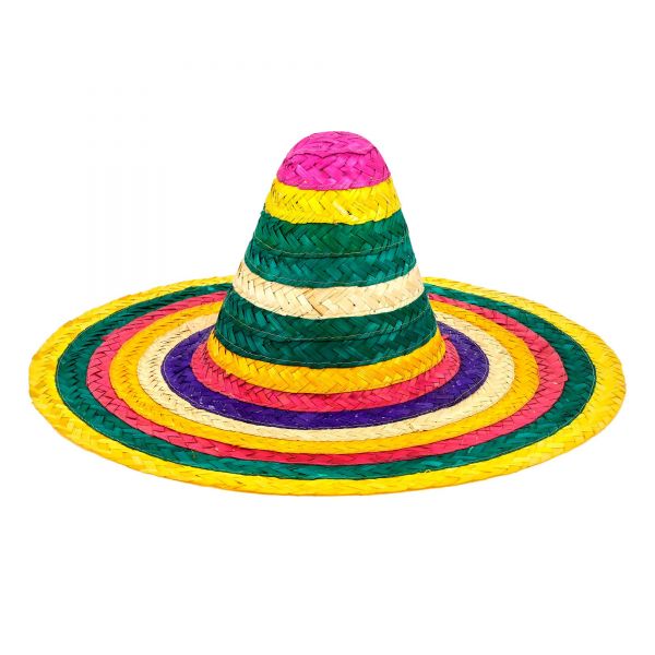 Mehrfarbiger Sombrero 50 cm, - Widmann