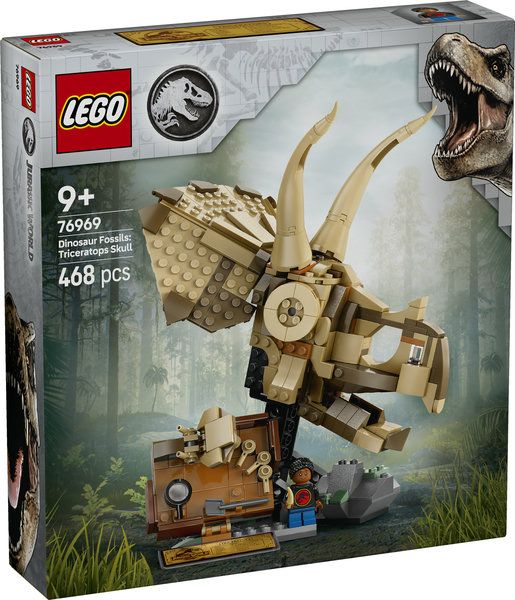 76969 LEGO Jurassic World Dinosaurier-Fossilien: Triceratops-Schädel - Lego
