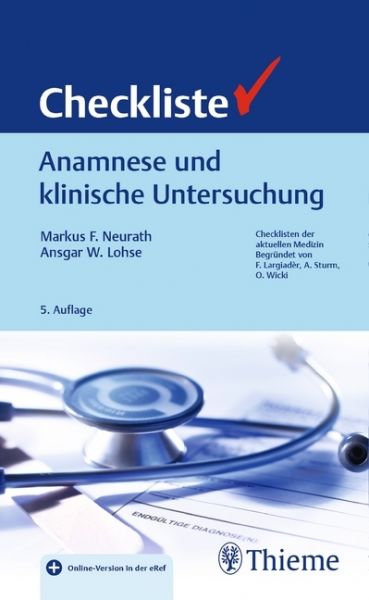 Checkliste Anamnese und klinische Untersuchung - Thieme Stuttgart