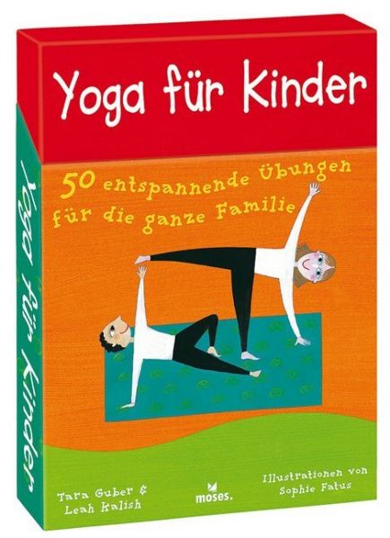 Yoga für Kinder, 50 Karten: 50 entspannende Übungen für die ganze Familie - moses. Verlag