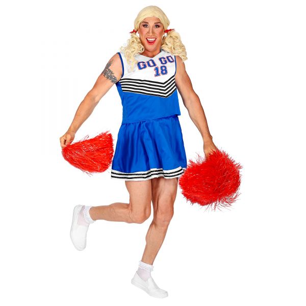 Cheerleader (Oberteil, Rock), XL - Widmann