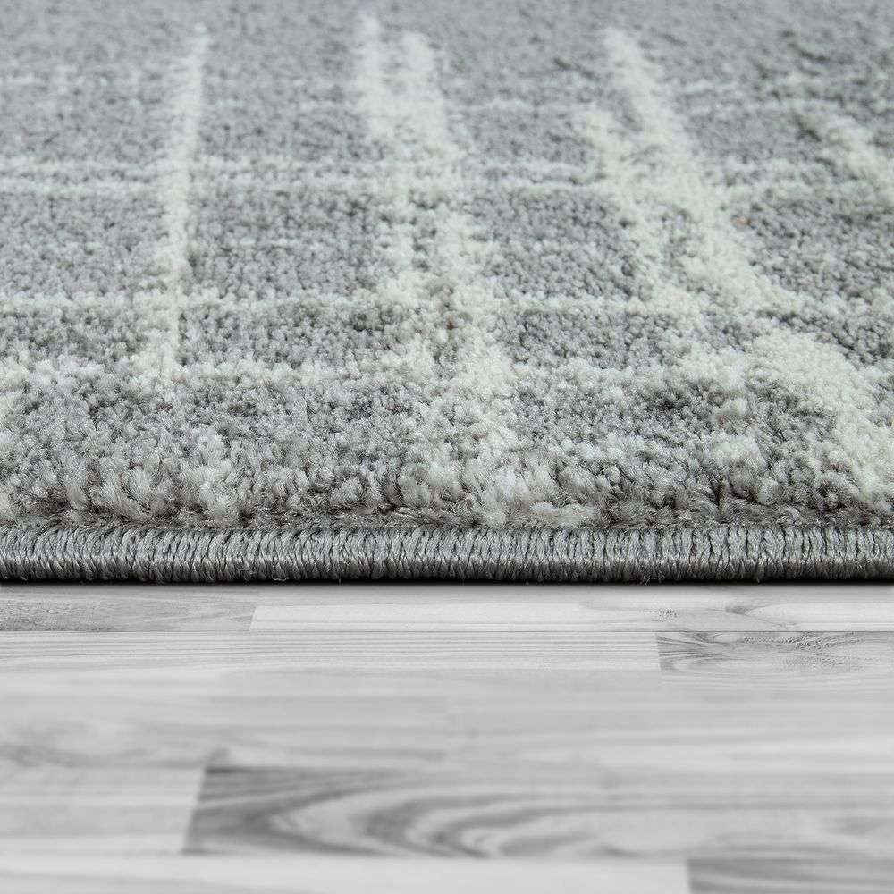 ShortPile Rug Border Abstract Rug24