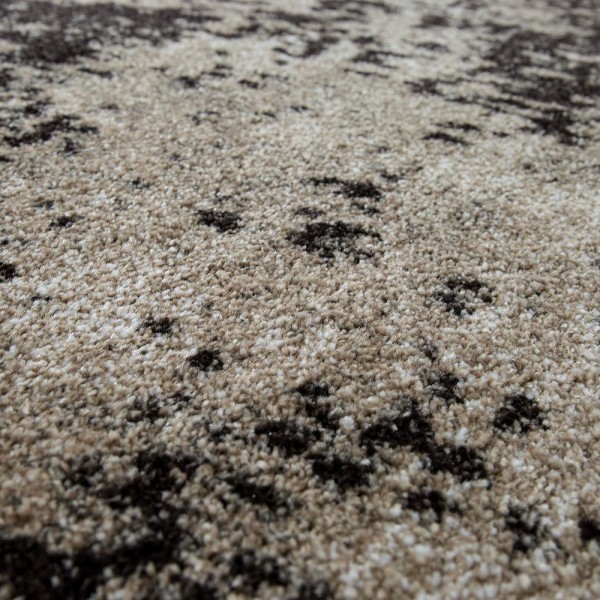 Short Pile Rug Vintage Look Grey Rug24